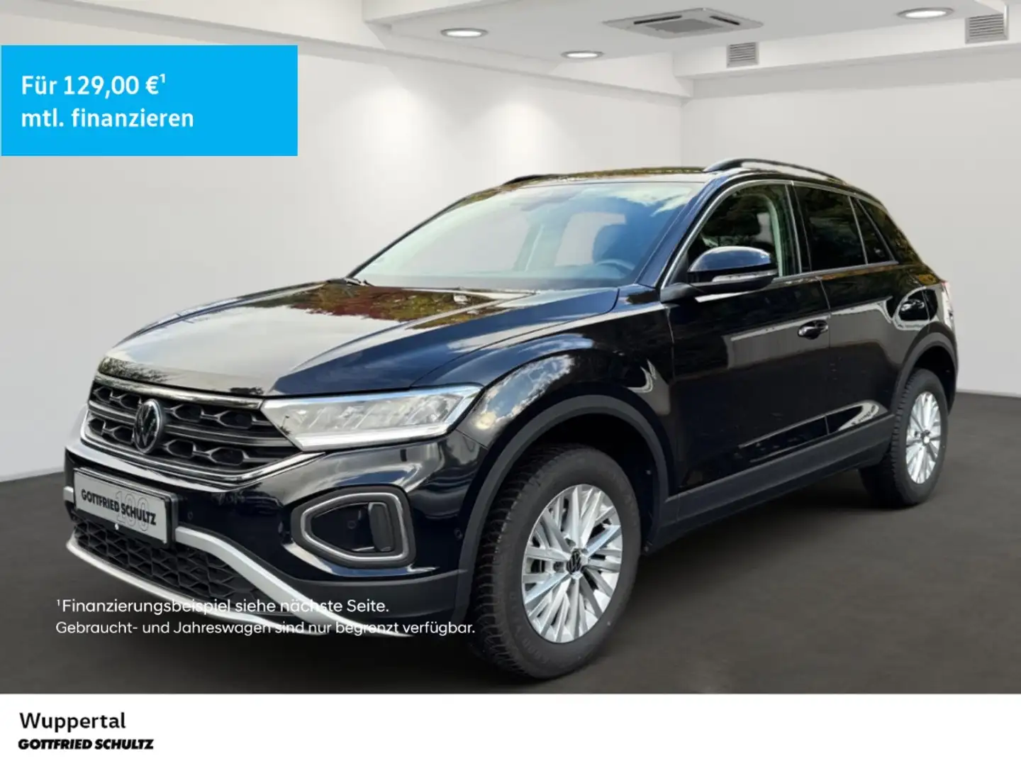 Volkswagen T-Roc 1.5 TSI NAVI KAM ACC LED SHZ PDC LM Schwarz - 1