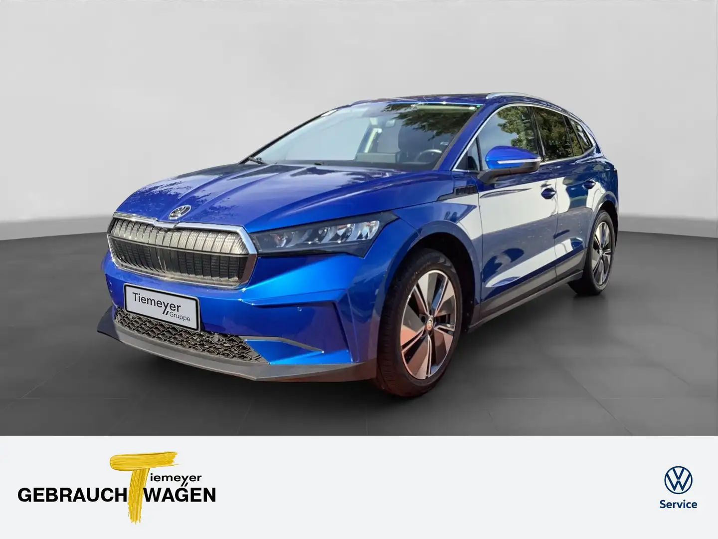 Skoda Enyaq iV 80X SUITE LEDER LM19 AHK ASSIST Blu/Azzurro - 1