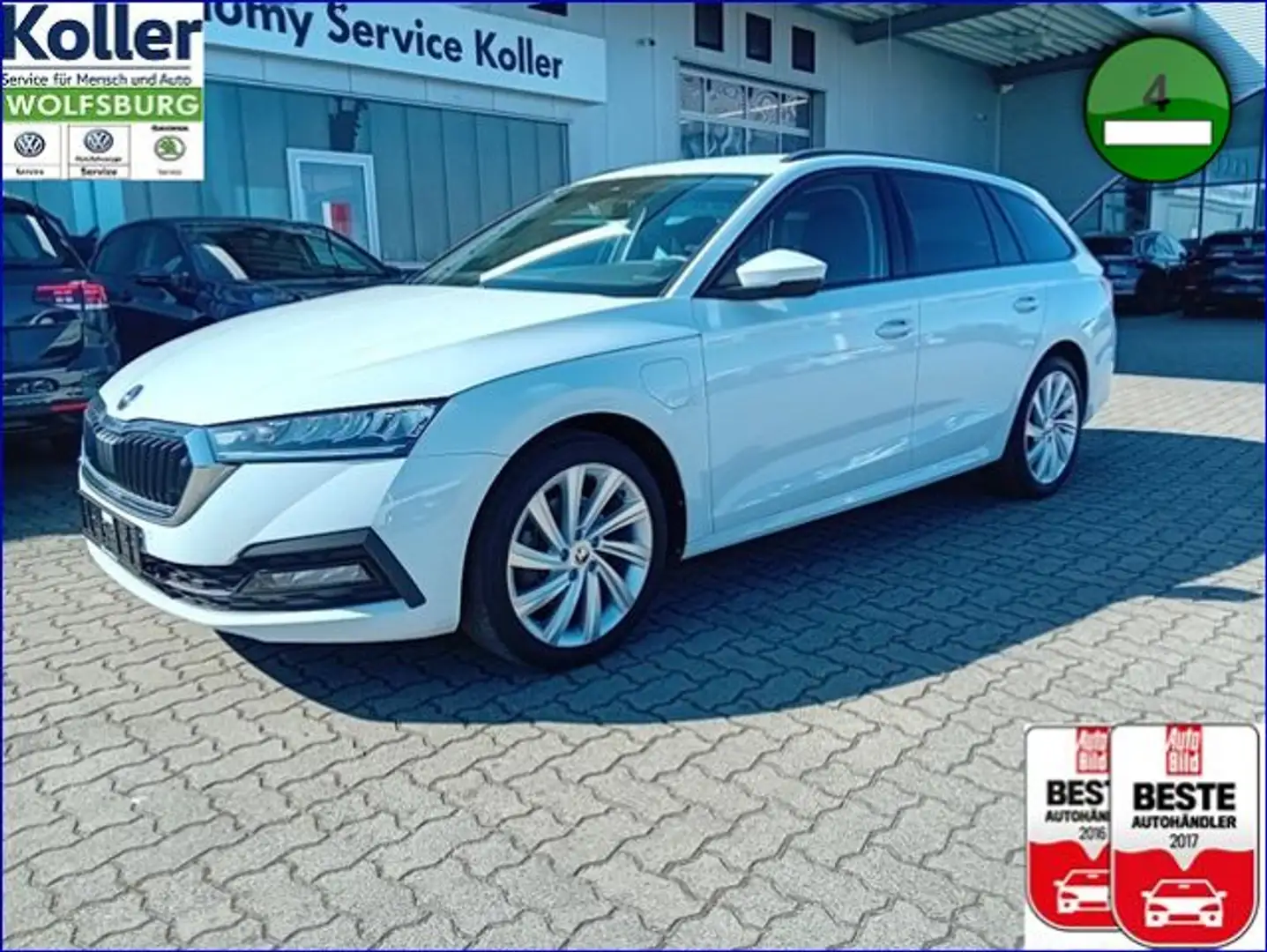 Skoda Octavia Combi 1.4 TSI iV DSG Navi ACC Blanco - 1
