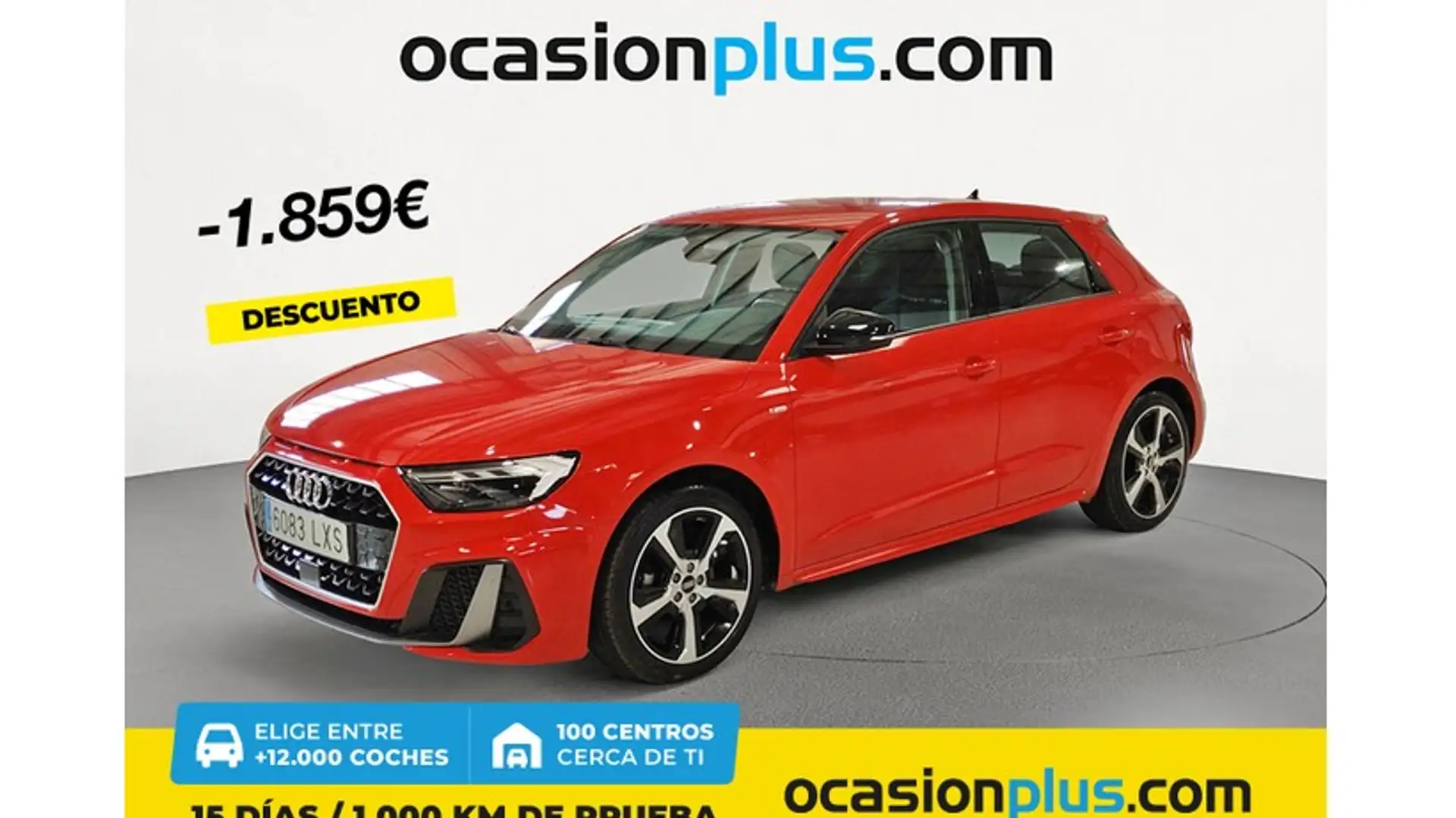 Audi A1 Sportback 25 TFSI S line Rojo - 1