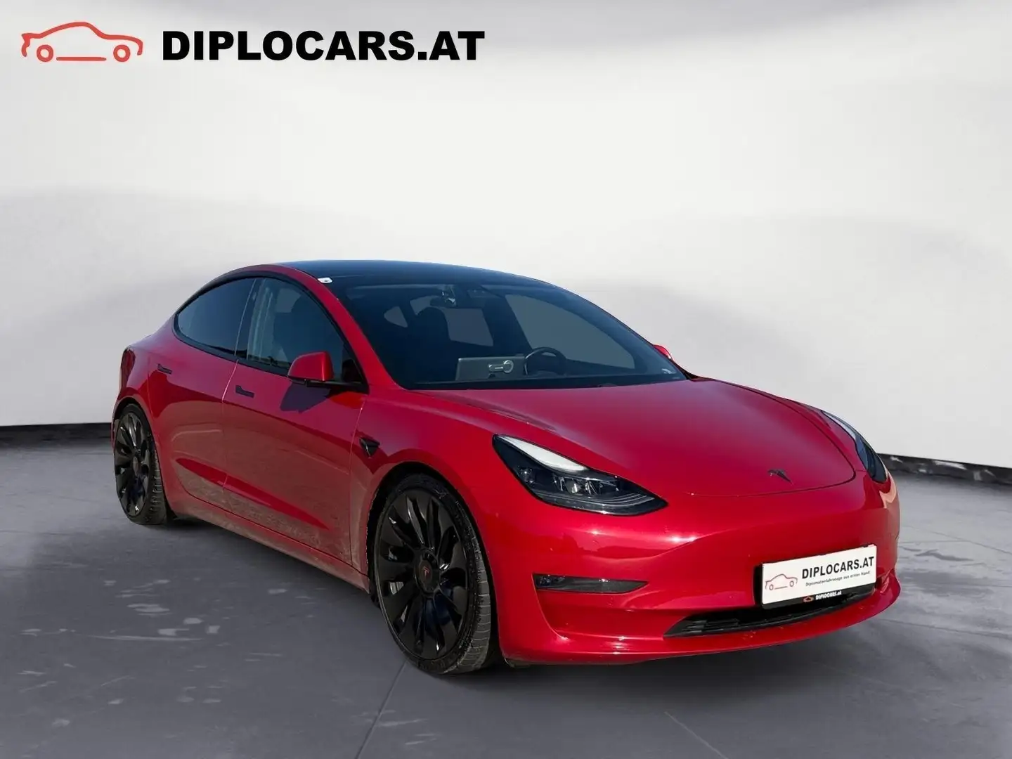 Tesla Model 3 Model 3 Performance VIELE UPGRADES Rouge - 1