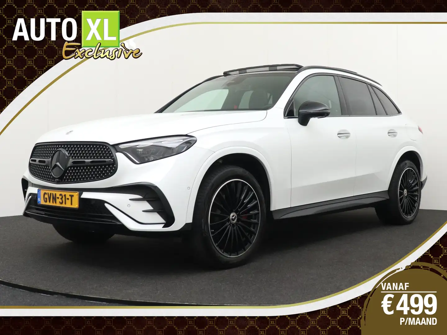 Mercedes-Benz GLC 400 400e 4MATIC AMG Pano-dak el.Trekhaak Burmester Blanc - 1