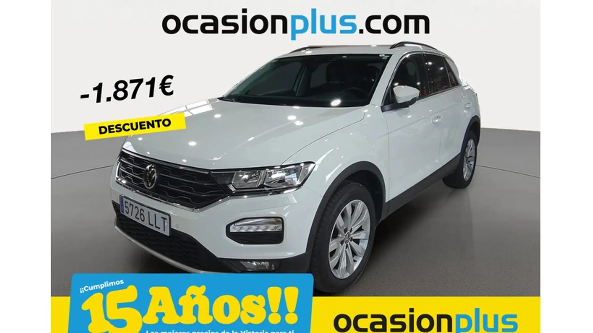 Volkswagen T-Roc 1.5 TSI Advance DSG7 Blanc - 1