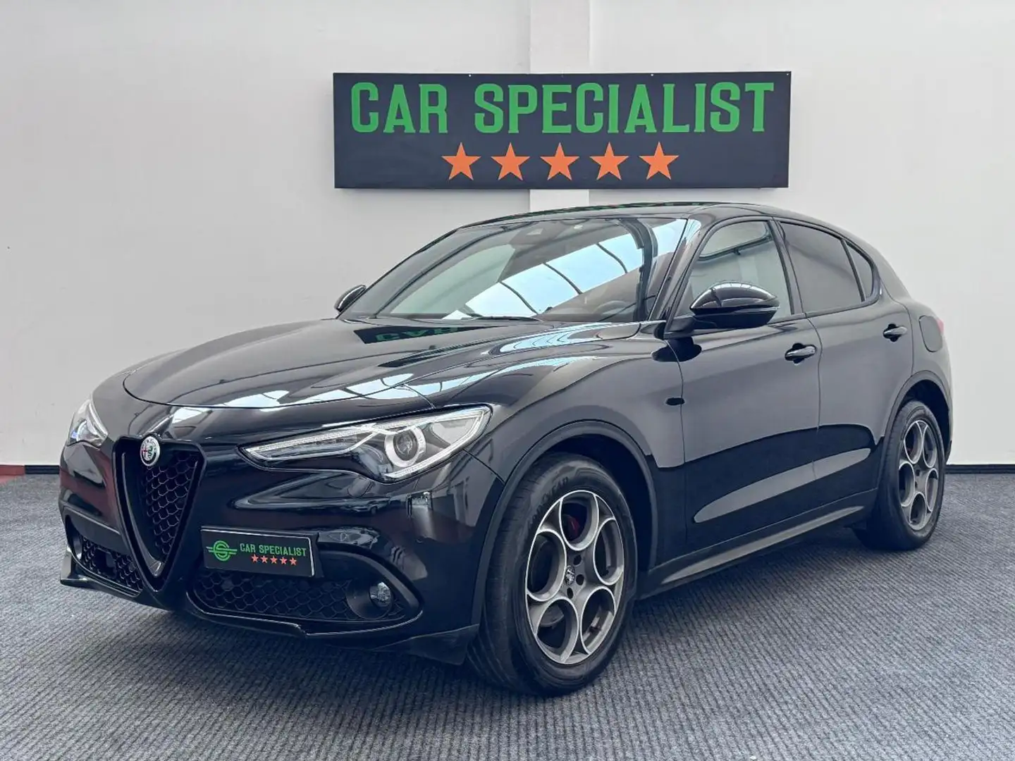 Alfa Romeo Stelvio 2.2 Turbodiesel 160 CV Sprint PADDLES|19|ACC| Negro - 1