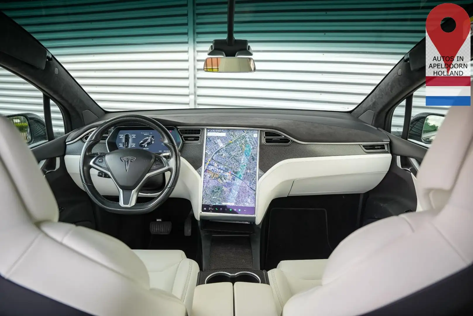Tesla Model X 100D 6p. Autopilot leder Alcantara Carbo Negro - 2