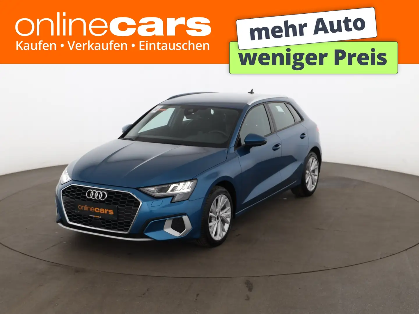 Audi A3 SB 35 TDI advanced Aut LED NAVI SITZHZG R-CAM Blau - 1
