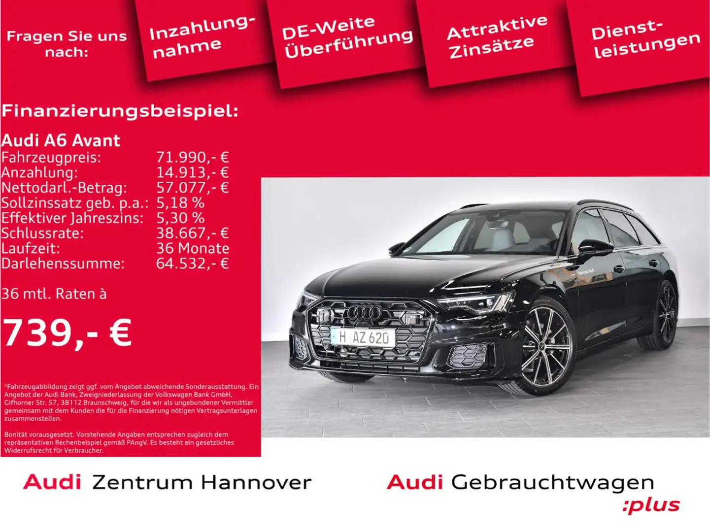 Audi A6 Avant S line 40 TDI quattro S tronic Schwarz - 2