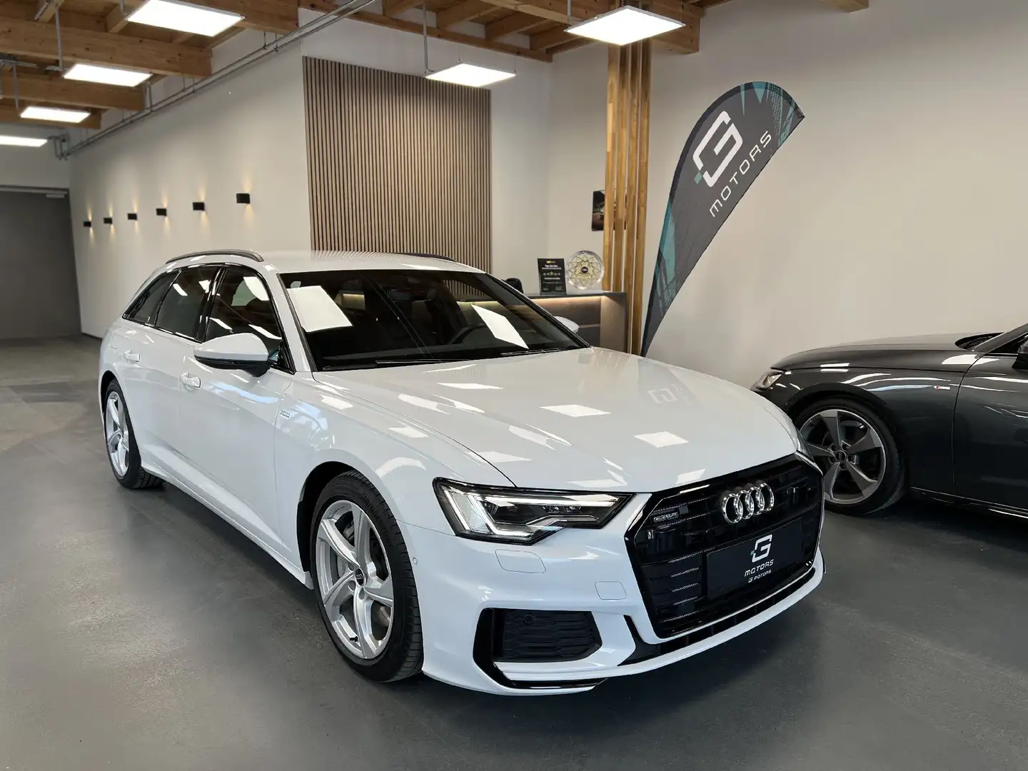 Audi A6 50 TFSI E SPORT QUATTRO MATRIX AHK B&O GLETSCHER Weiß - 2