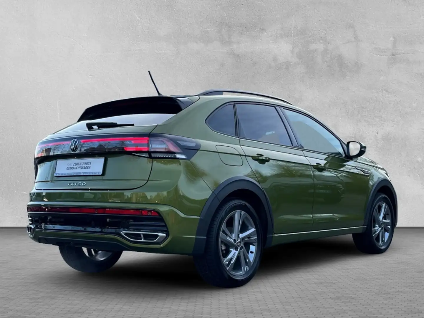Volkswagen Taigo R-Line 1.5 TSI AHK-abnehmbar Apple CarPlay Klima Grün - 2