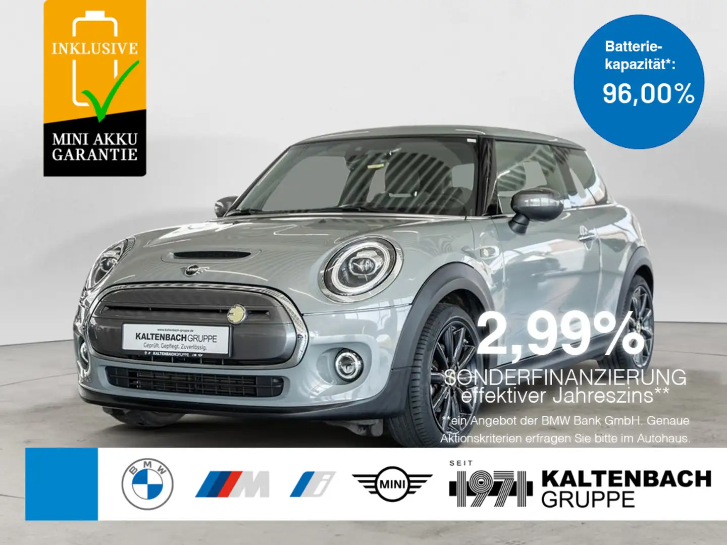 MINI Cooper SE Trim M LED NAVI KAMERA SHZ PDC Grijs - 1