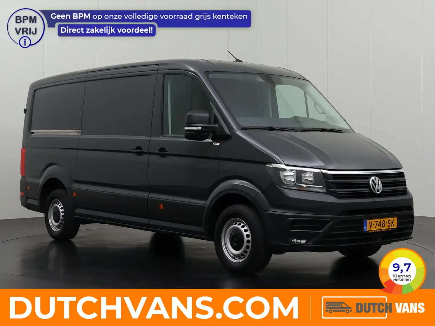 Volkswagen Crafter 2.0TDI 140PK L3H2 Highline | Navigatie | Airco | C Grijs - 1