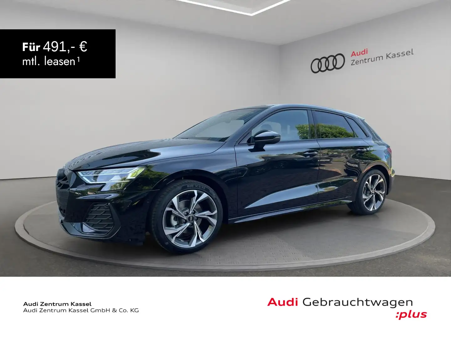Audi A3 S line 35 TFSI S tronic SitzHZ Navi Schwarz - 1