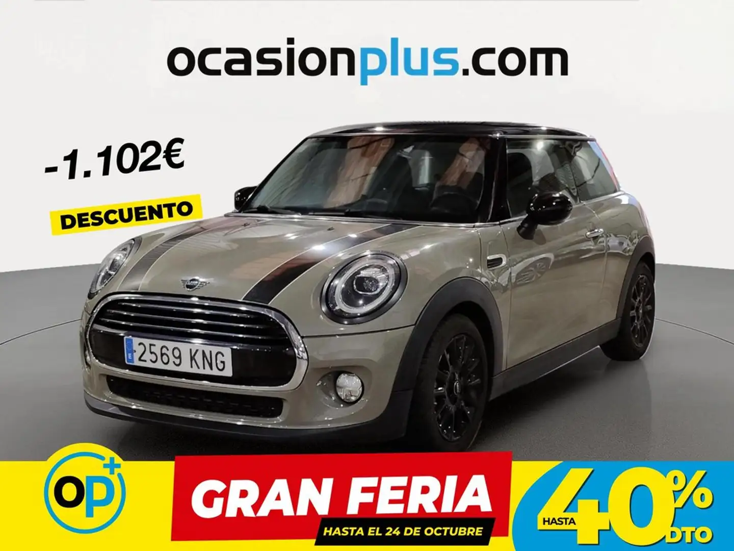 MINI Cooper Aut. Gris - 1