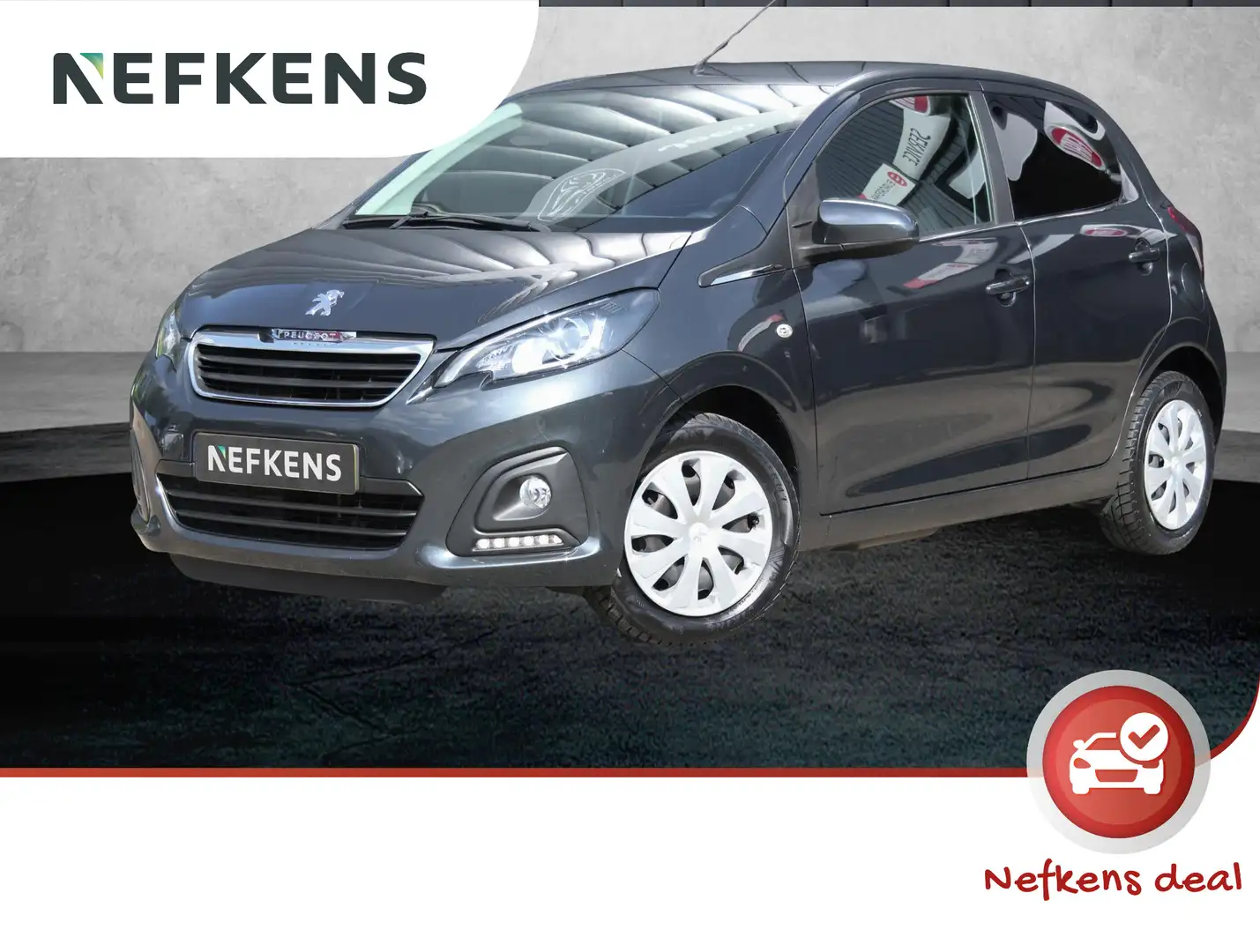 Peugeot 108 1.0 Active |  5-deurs | Airco | Bluetooth carkit | Gris - 1