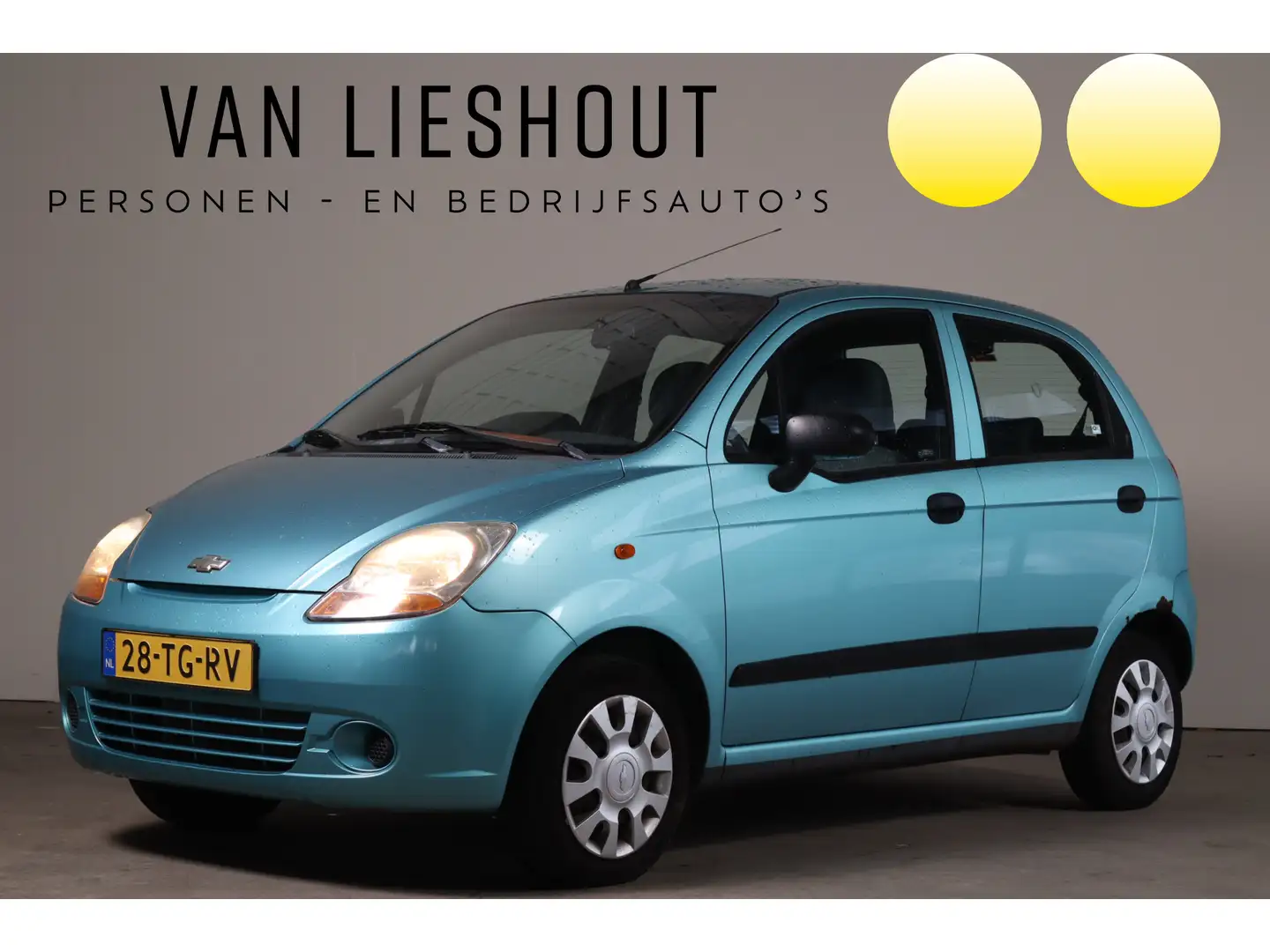 Chevrolet Matiz 0.8 Spirit - NL- Auto!! Radio-CD I Airco Blauw - 1