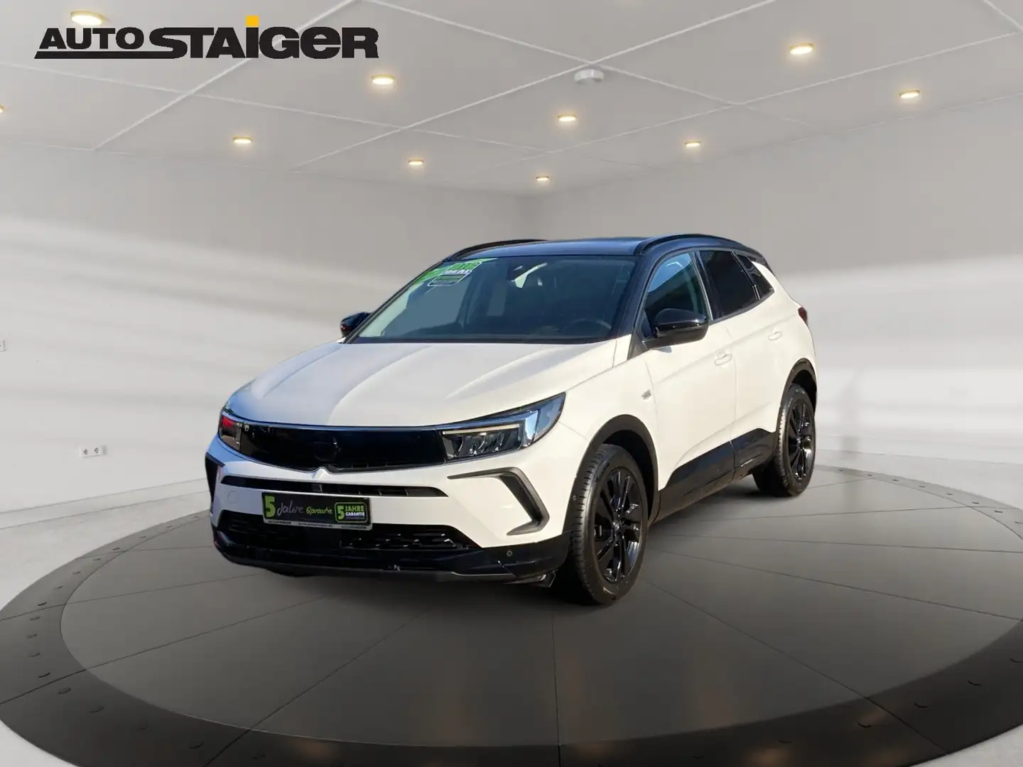 Opel Grandland 1.2 Turbo GS Line LED+Navi+SHZ+2xKlima Blanc - 2