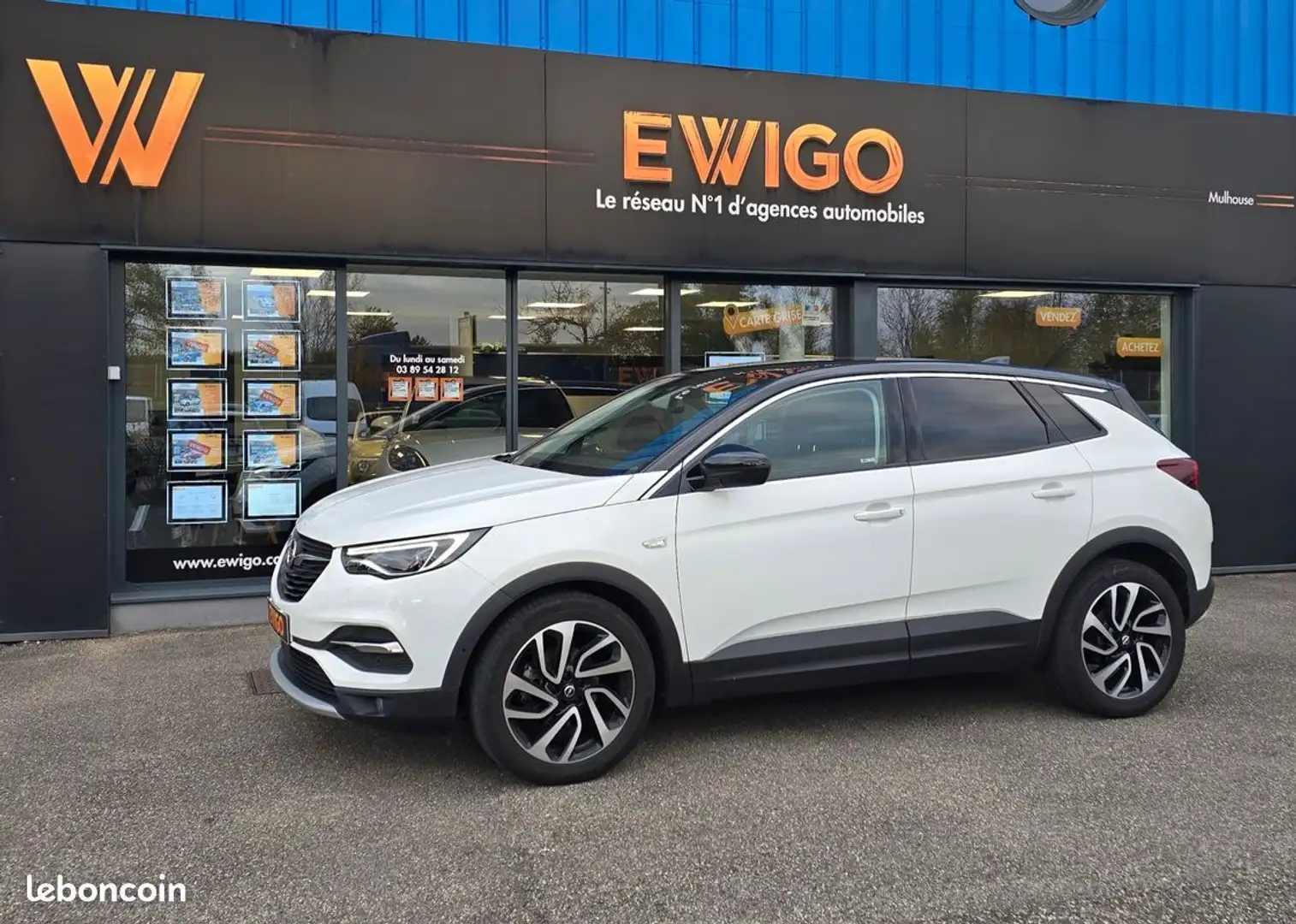Opel Grandland X 1.2 turbo 130ch ultimate toit pano-denon-sieges pare brise volant chauffants Blanc - 1