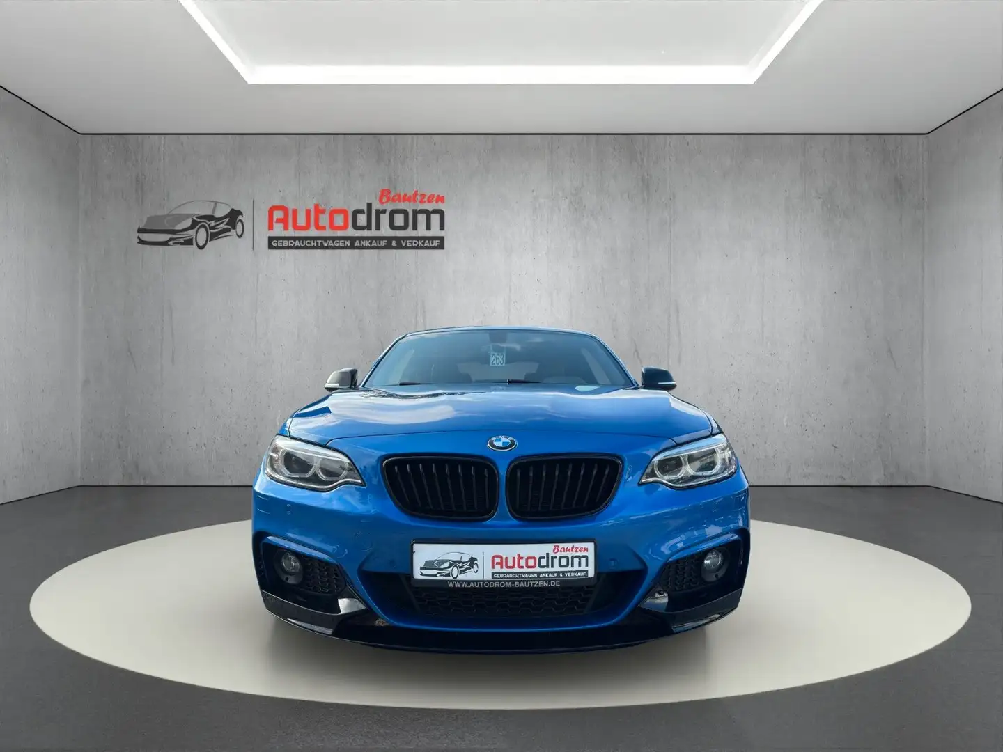 BMW 230 i xDrive M Performance Navi Leder Aut. Sitzh. Albastru - 2