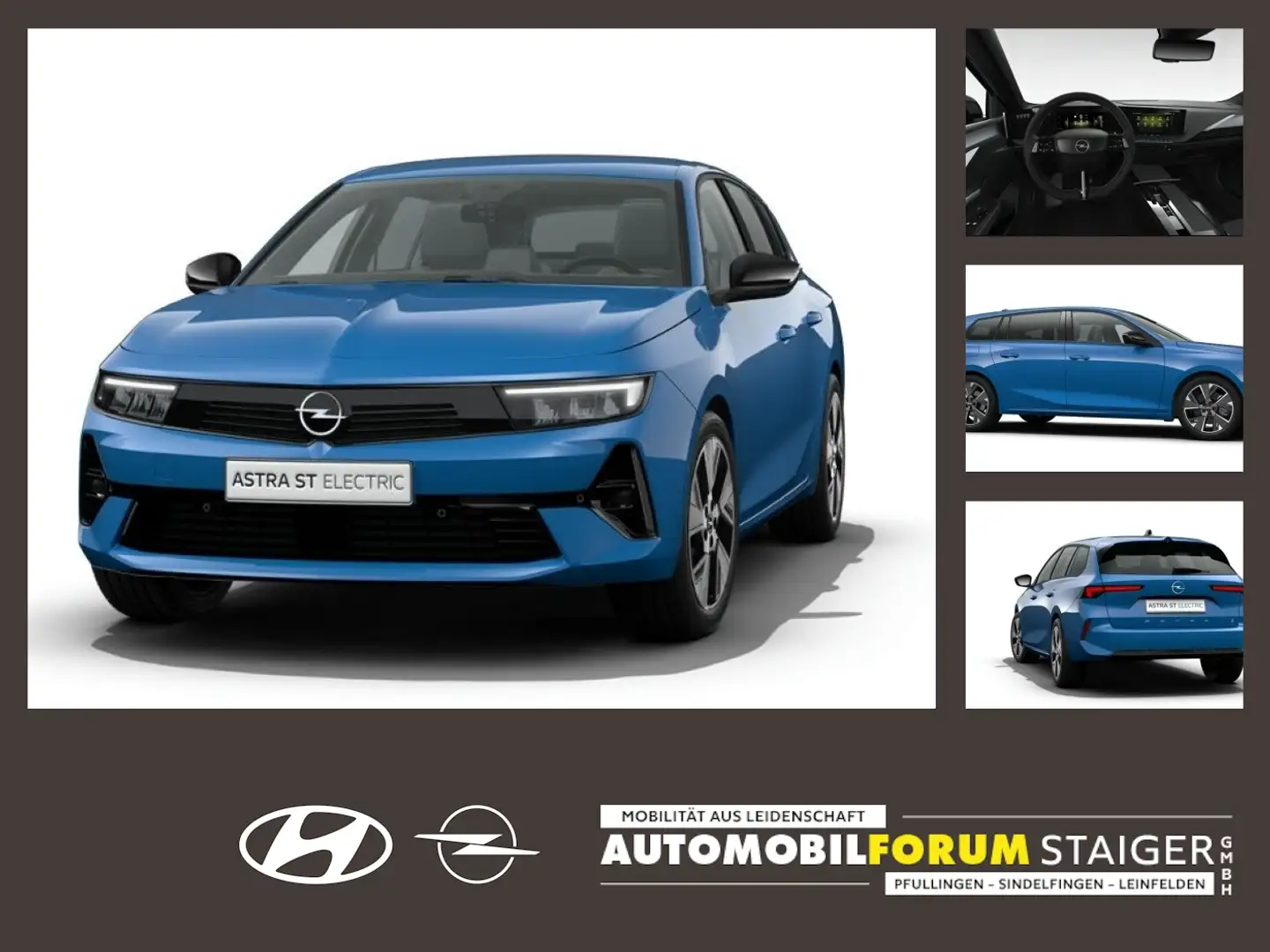 Opel Astra Sports Tourer Electric Edition **Gewerbehammer** Bleu - 1