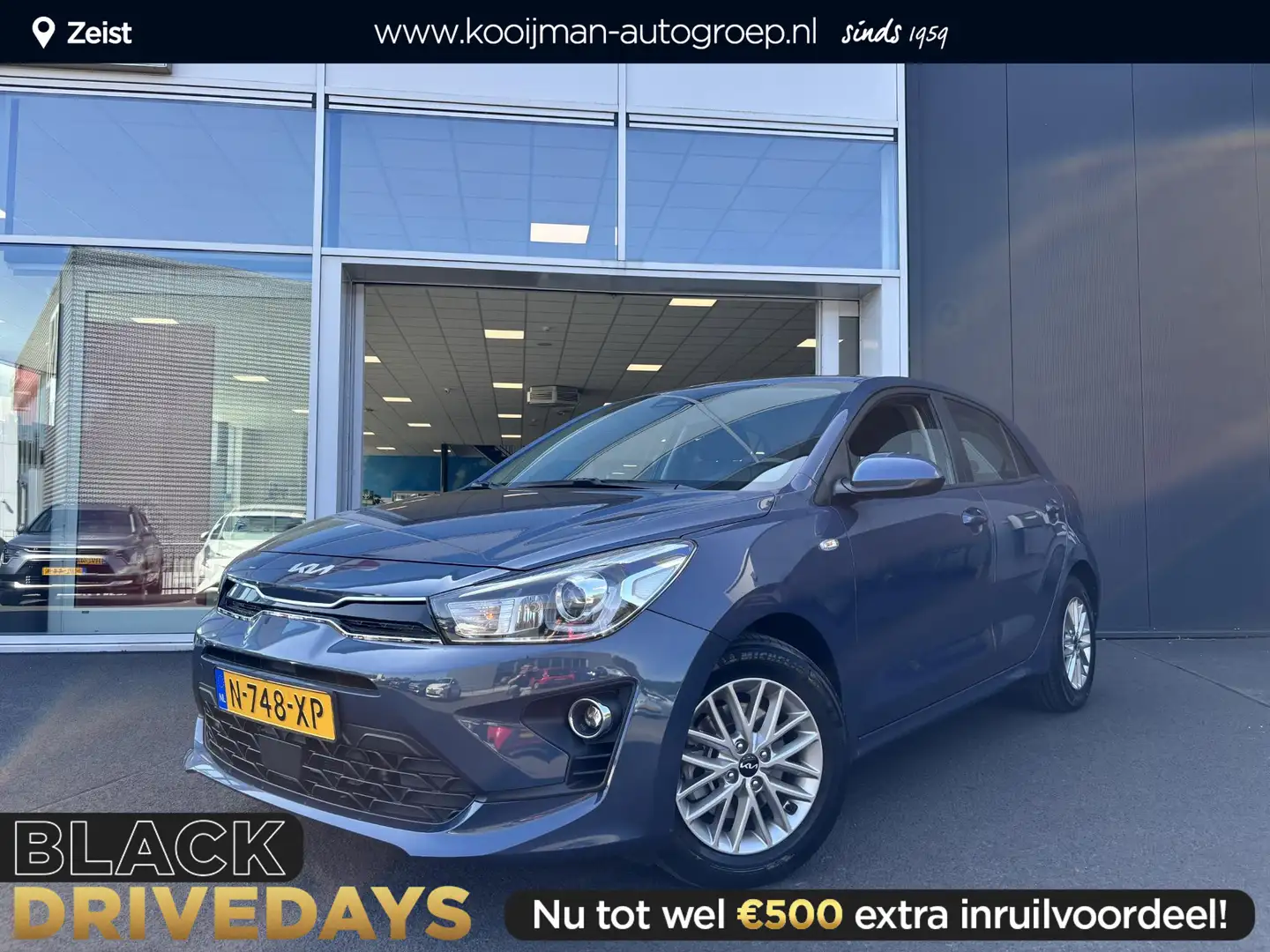 Kia Rio 1.0 T-GDi MHEV DynamicLine Bleu - 1