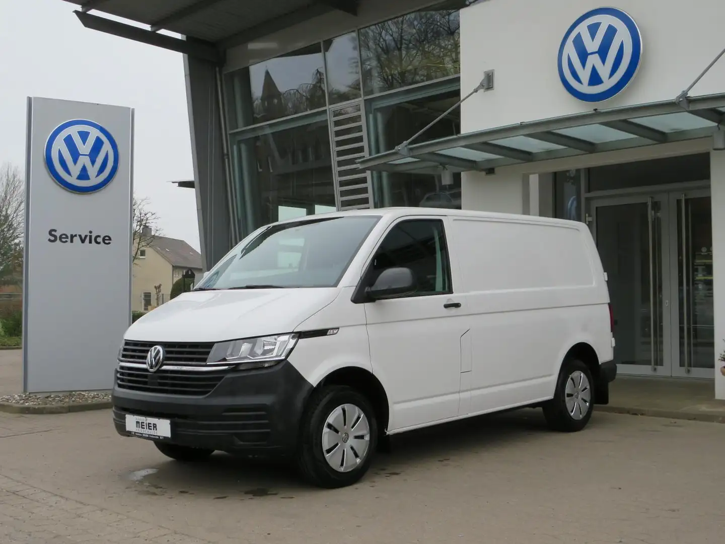 Volkswagen T6.1 Transporter Kasten kurzer Radstand Klima Weiß - 2