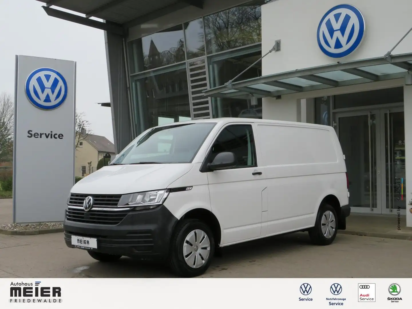 Volkswagen T6.1 Transporter Kasten kurzer Radstand Klima Weiß - 1