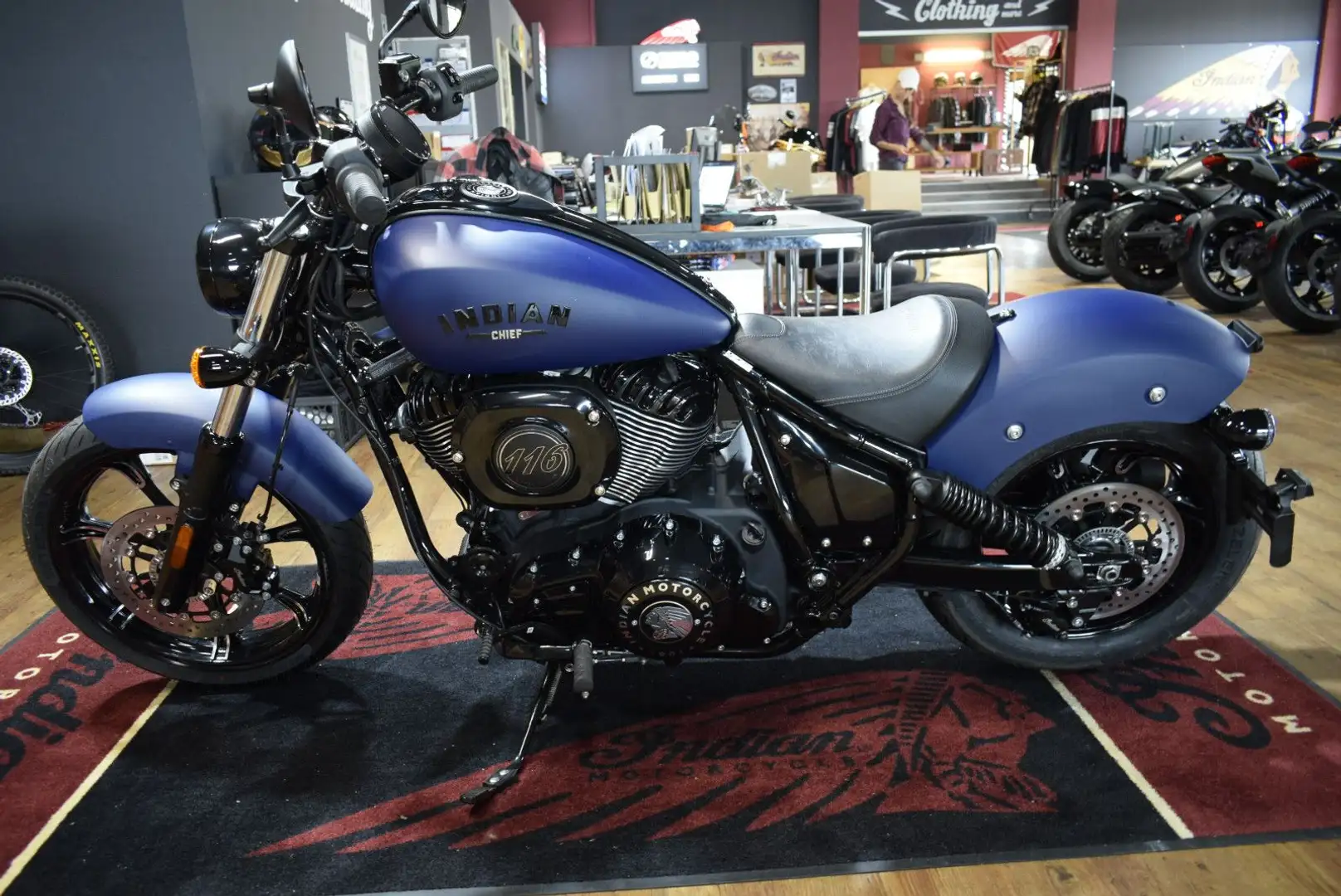 Indian Chief Dark Horse Springfield Blue Albastru - 2