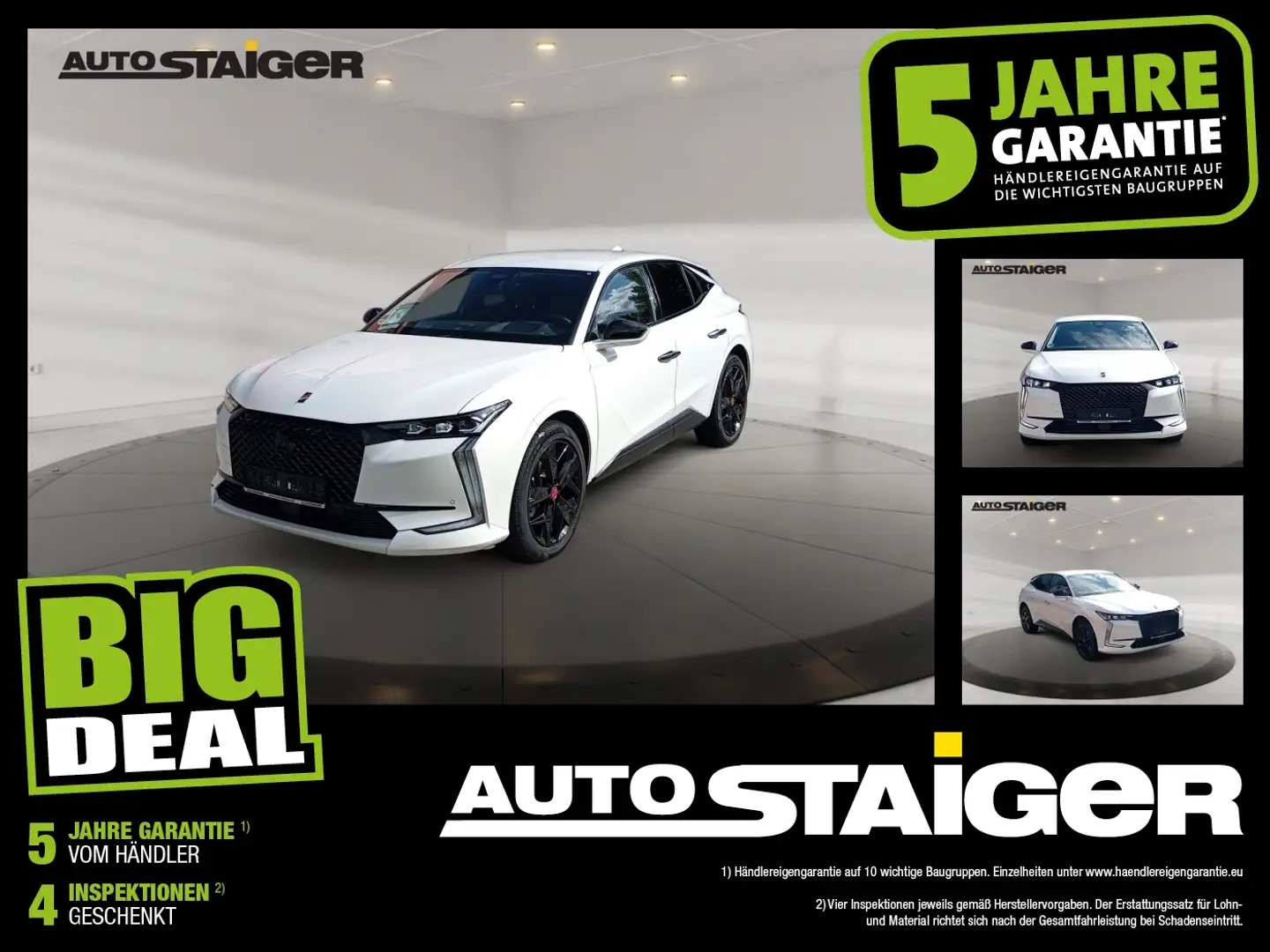 DS Automobiles DS 4 DS4 1.2 PureTech 130 S&S Performance Line + SHZ Weiß - 1