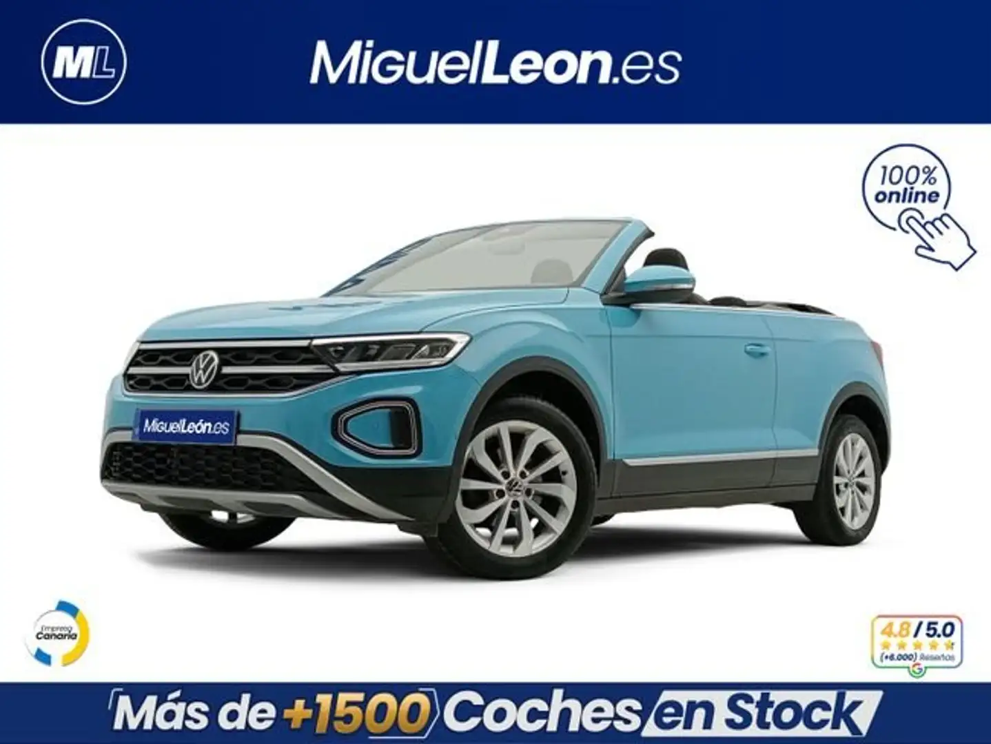 Volkswagen T-Roc Cabrio Style 1.0 TSI 81kW (110CV) Azul - 1