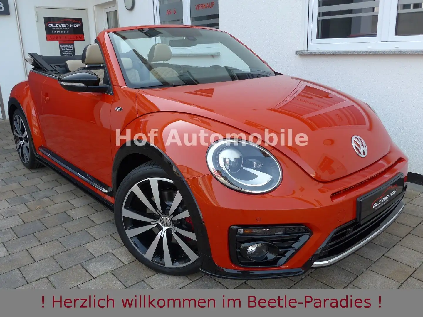 Volkswagen Beetle 2.0TSI Exclusive R-Line Xenon Leder AppC Orange - 1