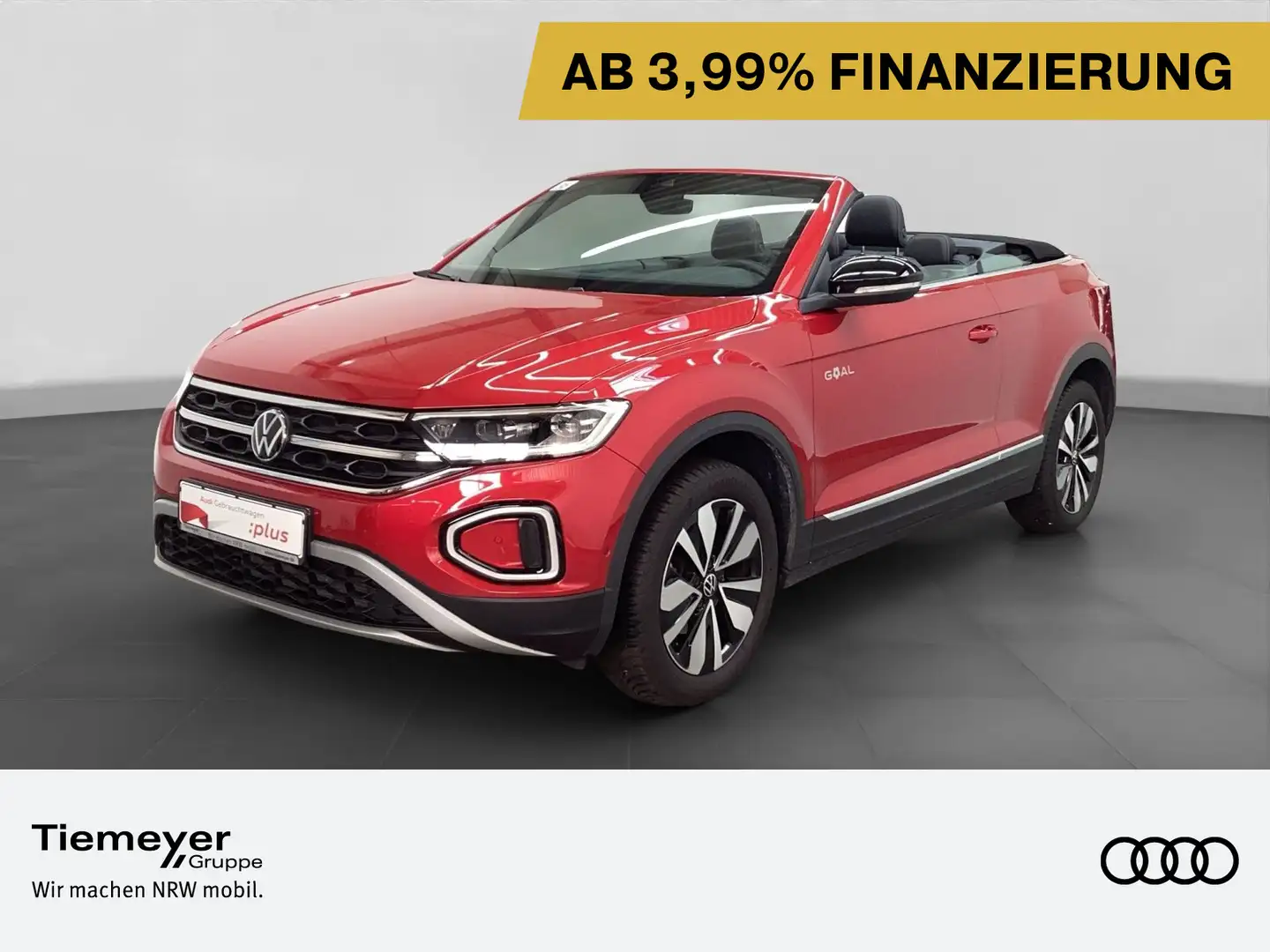 Volkswagen T-Roc Cabrio 1.0 TSI GOAL LED+ NAVI ASSIST KAMER Rouge - 1