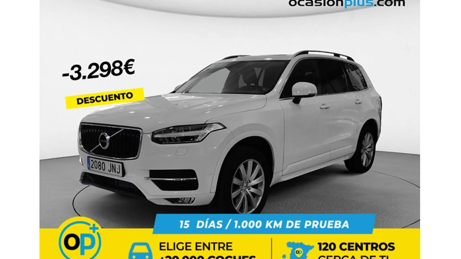 Volvo XC90 D5 Momentum AWD 225 Aut. Weiß - 1
