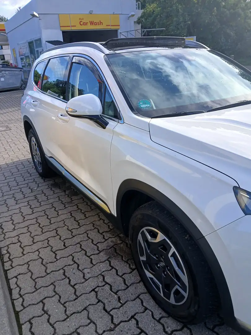 Hyundai SANTA FE SANTA FE 1.6 HEV 2WD Trend Bílá - 1