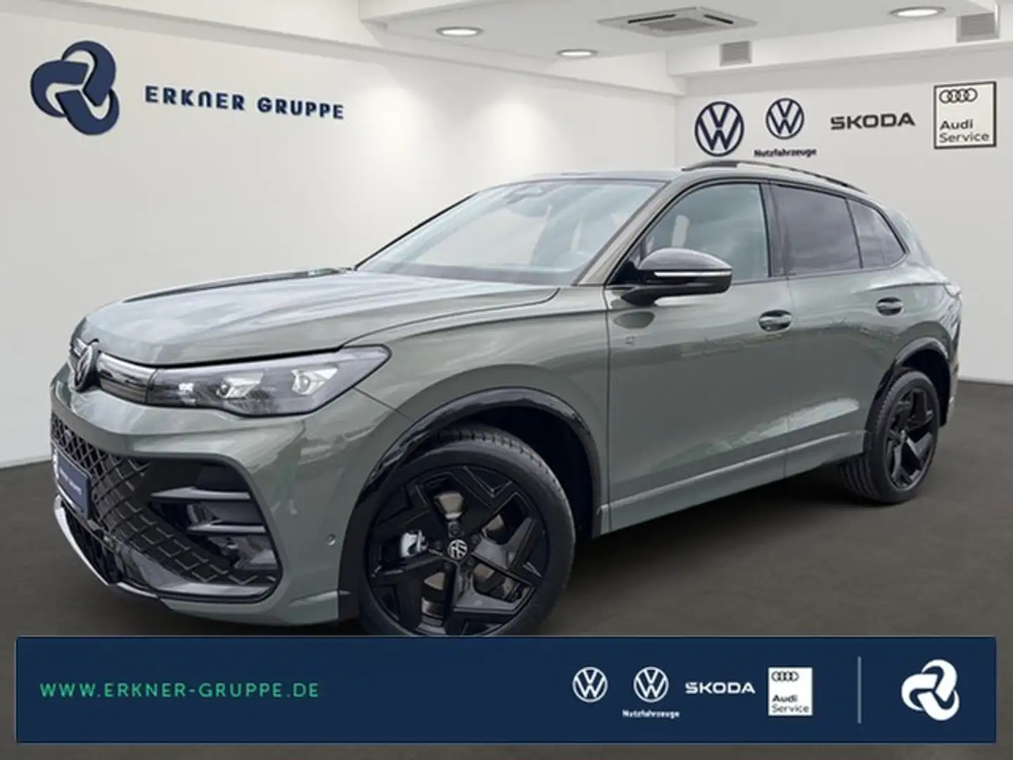 Volkswagen Tiguan 1.5eTSI DSG R-Line AHK+PANO+KEYLESS+NAVI+ Groen - 1