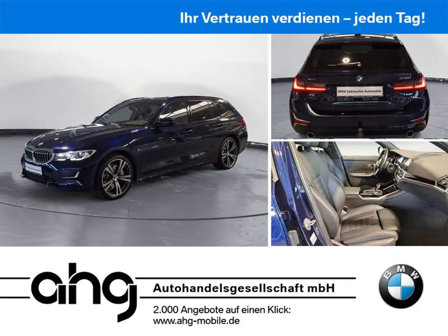BMW 330 i xDrive Touring Luxury Line AHK Laserlicht S Blau - 1
