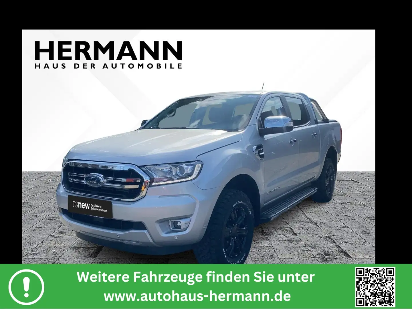 Ford Ranger 2.0 TDCi Panther Doppelkabine Limited *AHK Argent - 1
