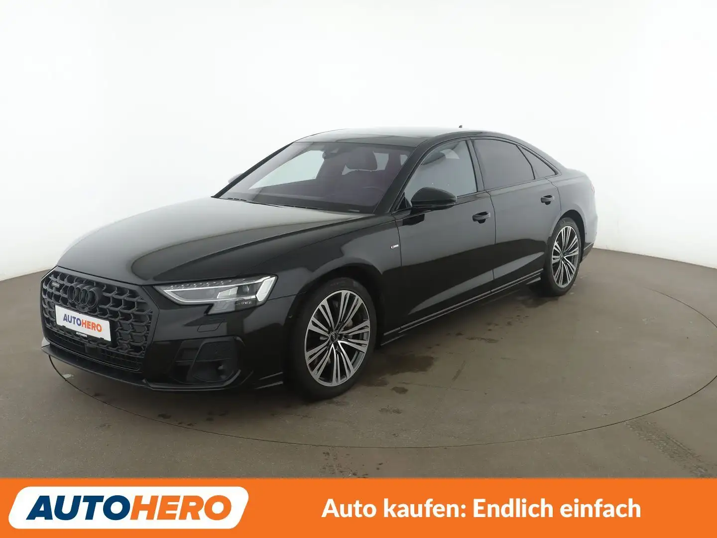 Audi A8 55 TFSI Mild-Hybrid quattro Aut.*NAVI*HUD*LED* Noir - 1