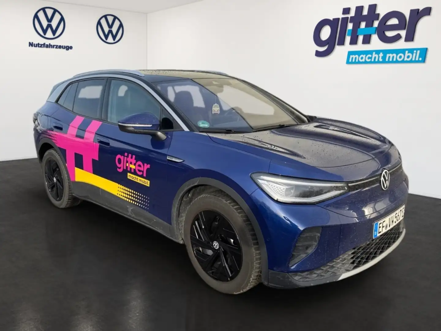 Volkswagen ID.4 Pro Performance 150 kW mit Infotainment-Paket AHK- Blau - 2