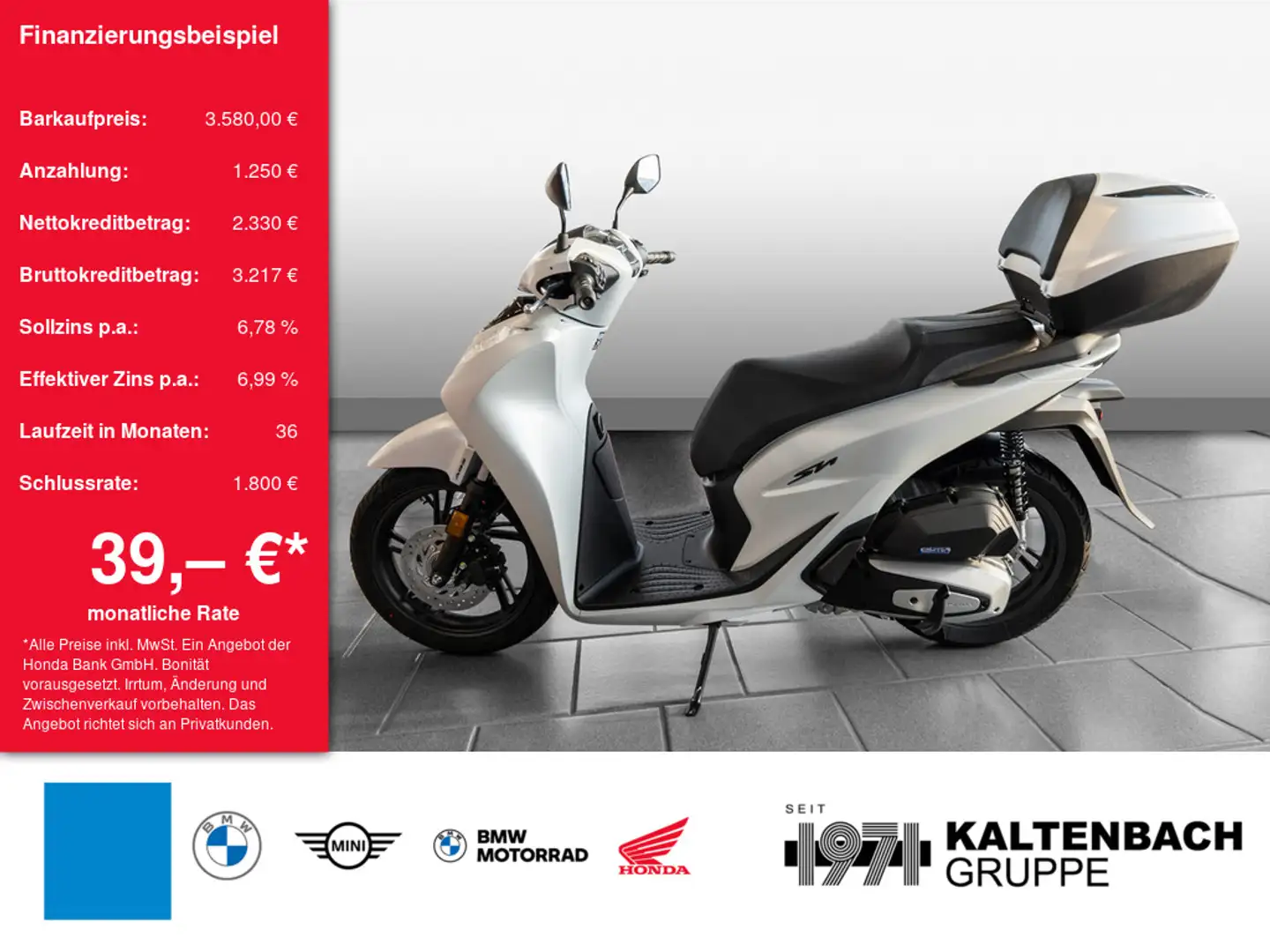 Honda SH 125 Blanco - 1