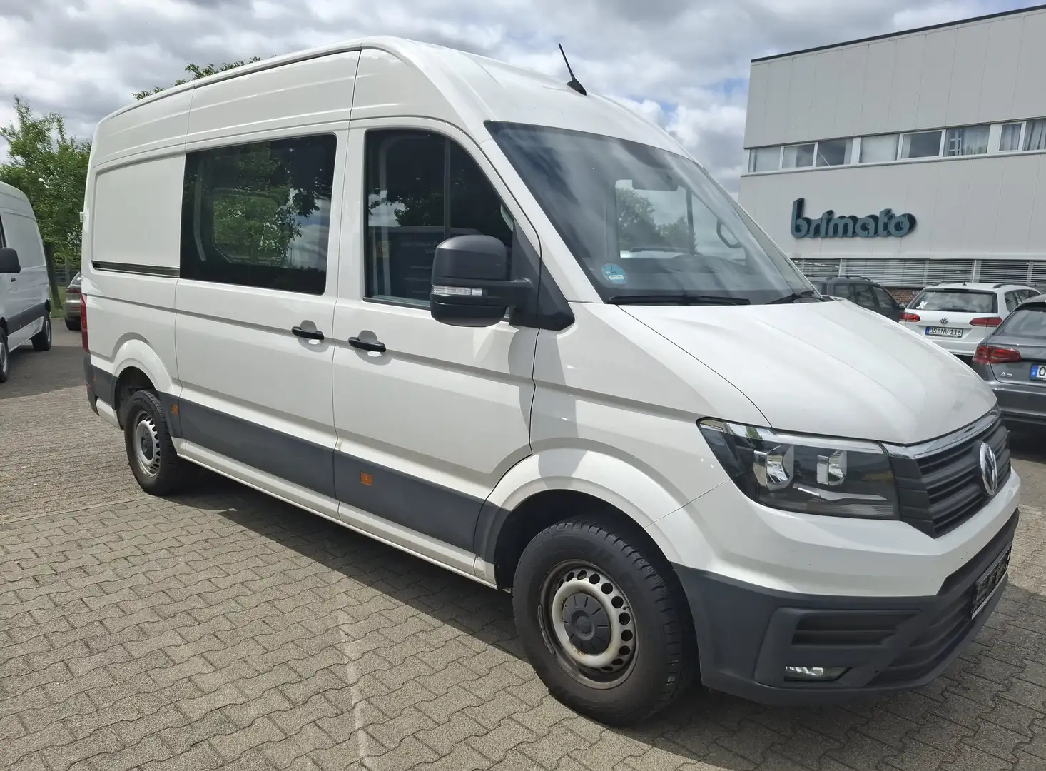 Volkswagen Crafter Kasten 35 mittellang Hochdach RWD Klima Blanc - 1