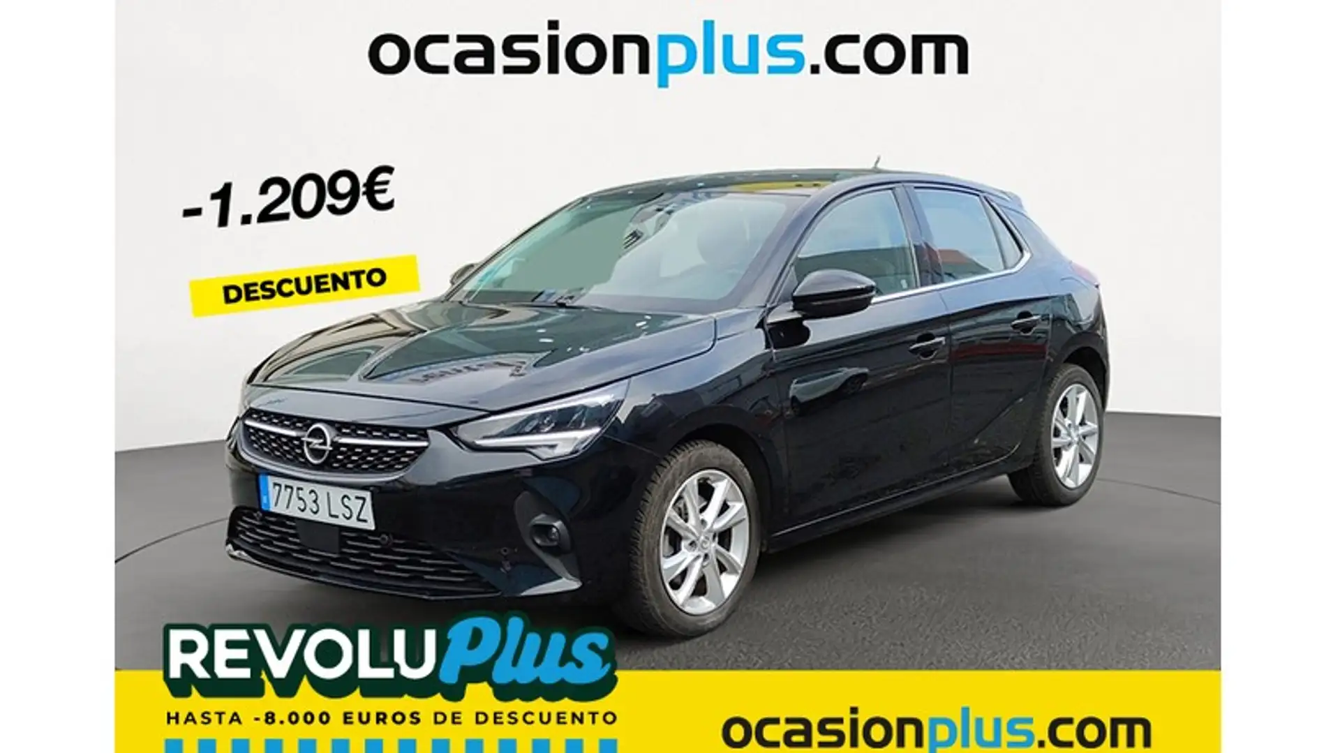 Opel Corsa 1.2T XHT S/S Elegance AT8 100 Zwart - 1