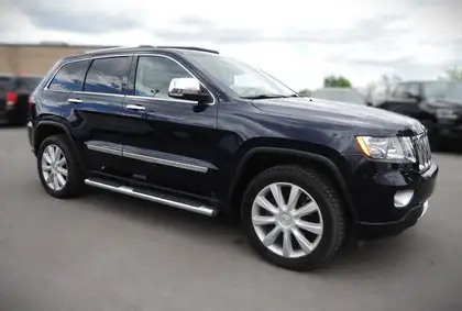 Blue 2012 Jeep Grand Cherokee Overland 4WD SUV / Crossover Four-Wheel Drive Automatic