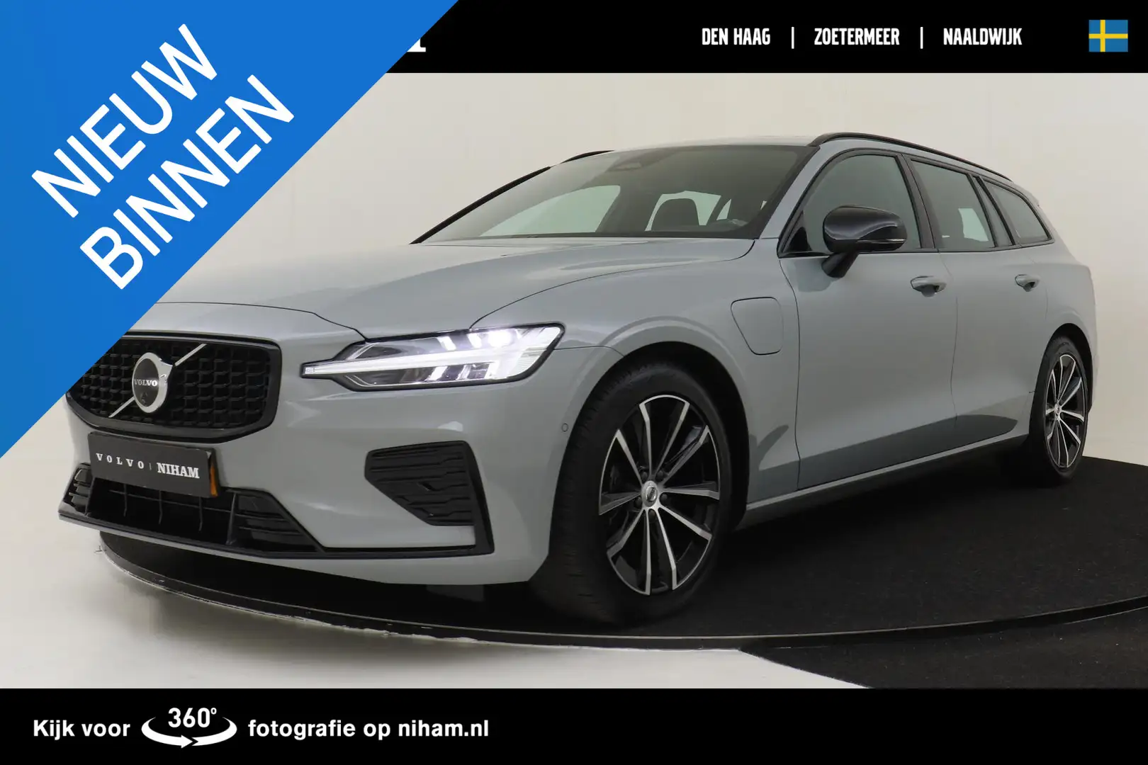 Volvo V60 T6 PLUG-IN HYBRID PLUS DARK -PANO.DAK|HARMAN/KARDO Grau - 1