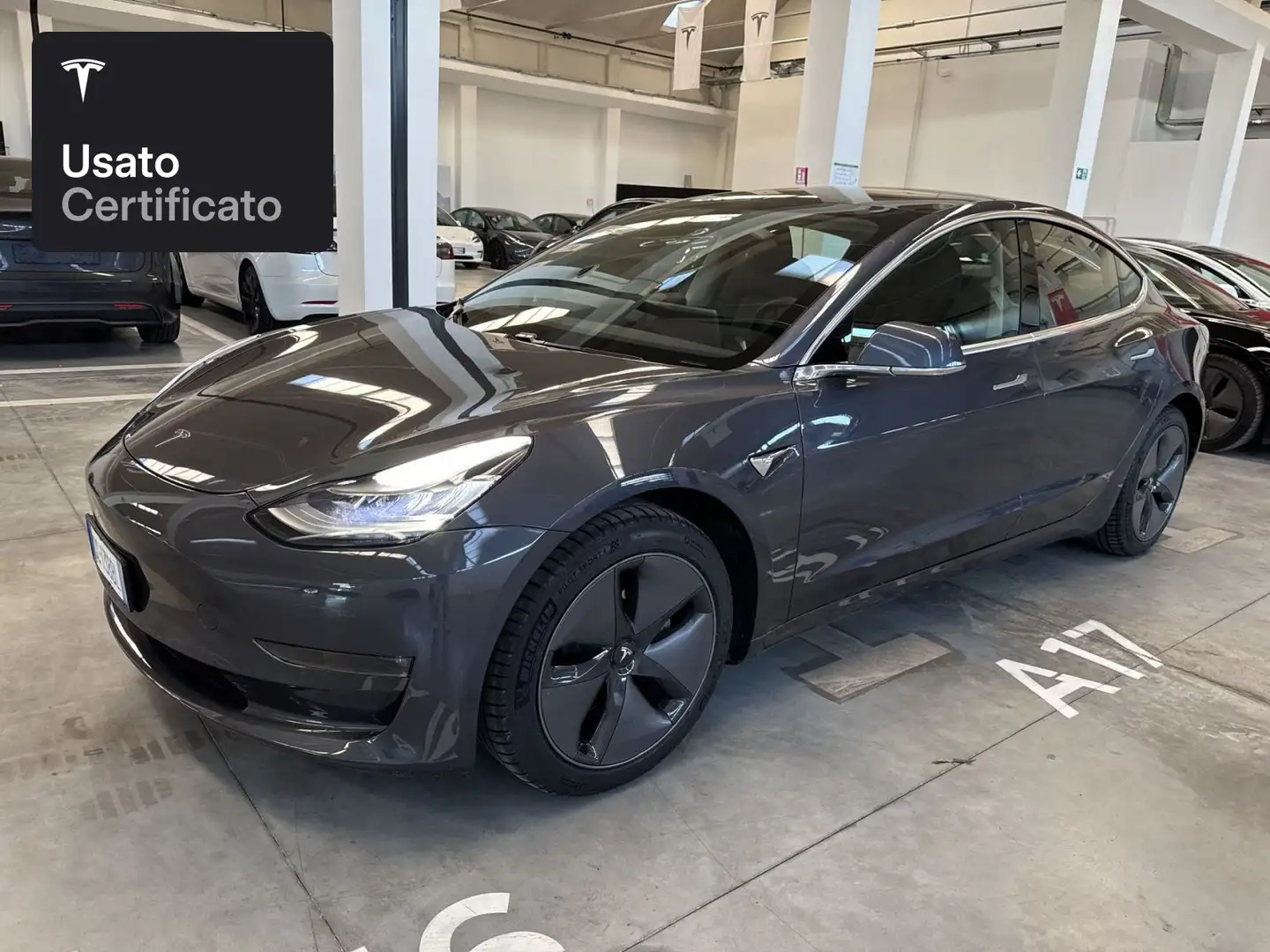 Tesla Model 3 Long Range AWD Argento - 2