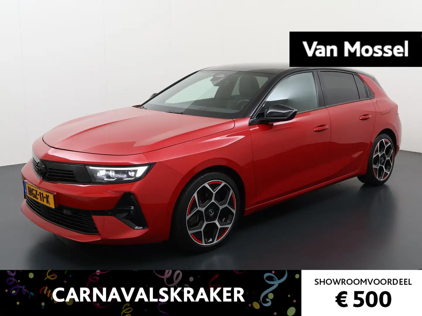 Opel Astra 1.6 Hybrid GS Line | Parkeer camera | Apple car pl Rouge - 1