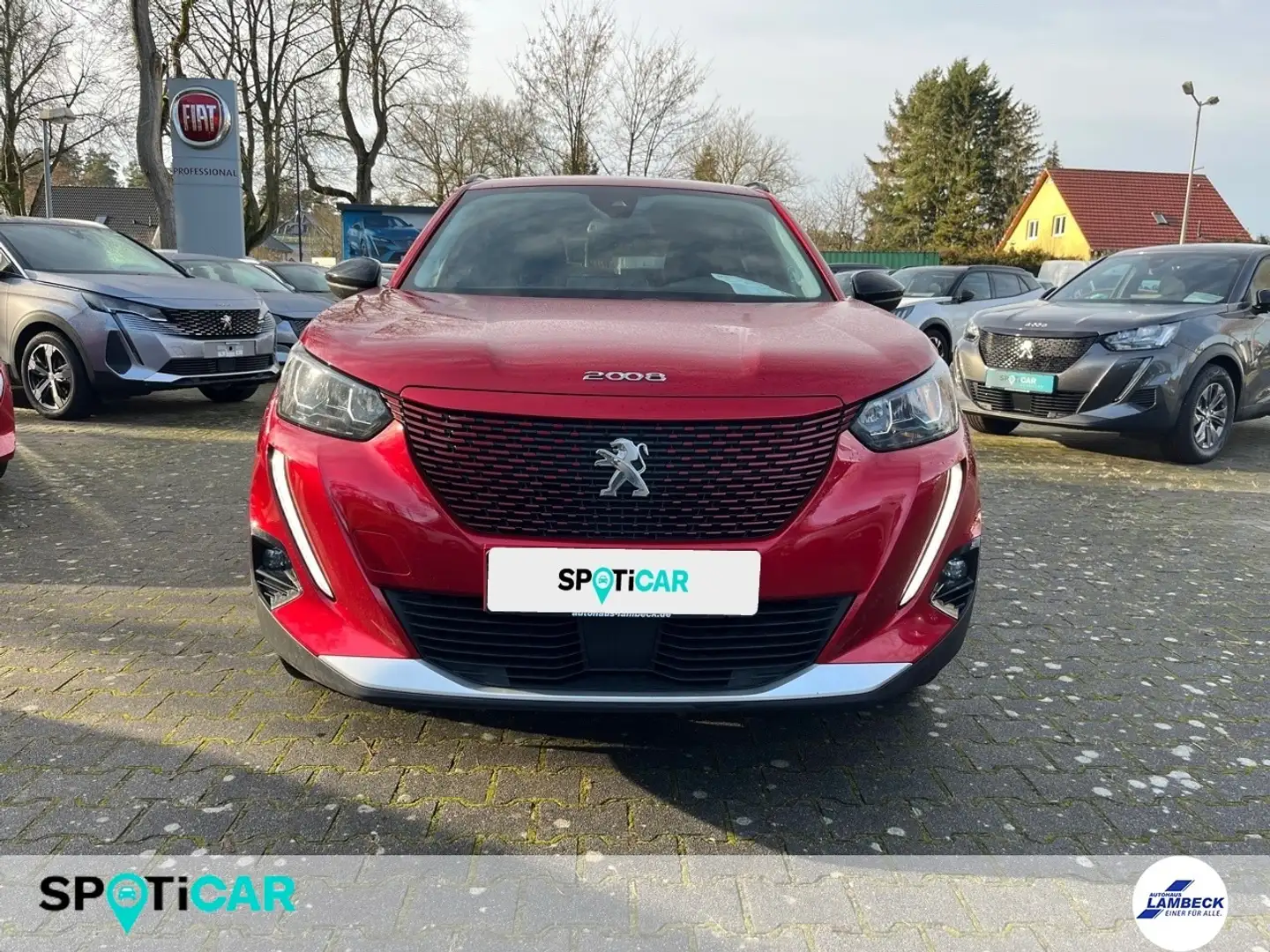 Peugeot 2008 Elektromotor 136 Allure Pack 1-A Zustand Rot - 2
