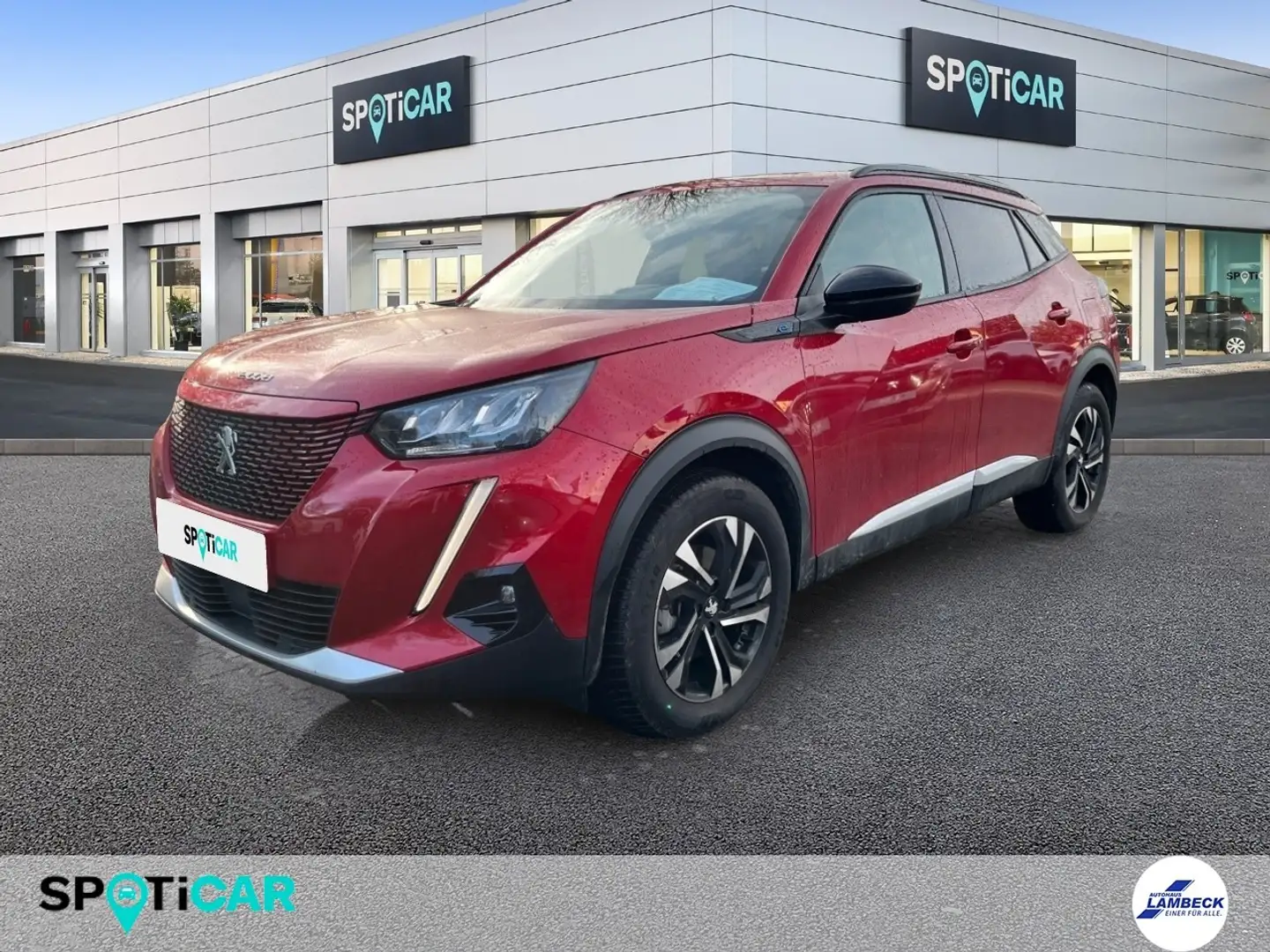 Peugeot 2008 Elektromotor 136 Allure Pack 1-A Zustand Rot - 1