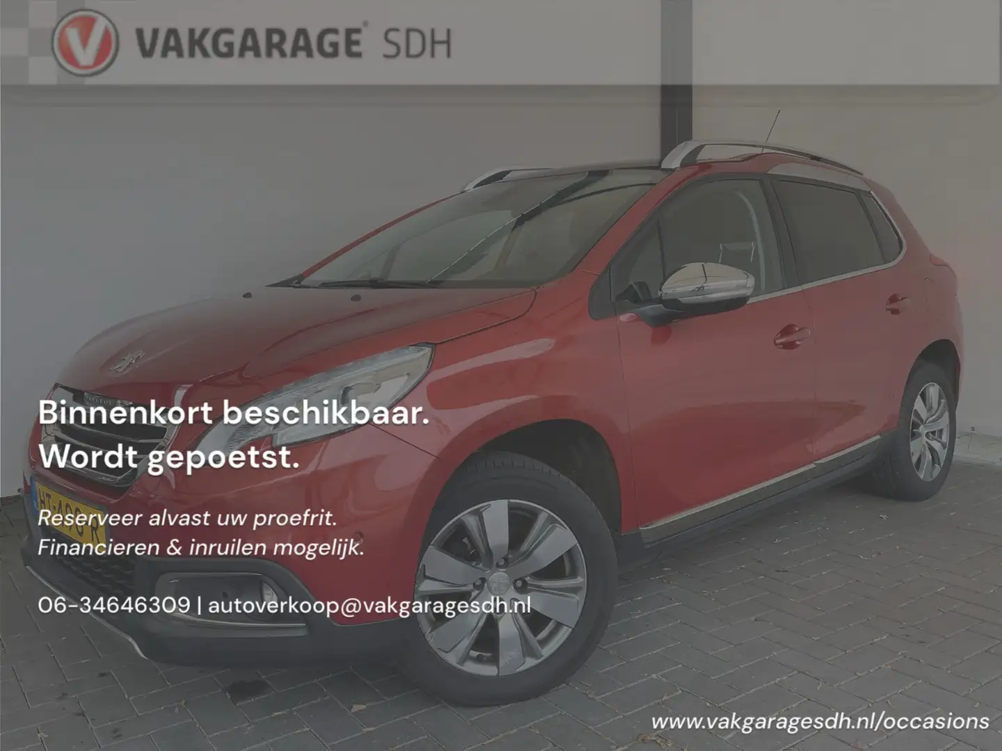 Peugeot 2008 1.2 PureTech Allure|NAP|Automaat|Trekhaak|Leer|Pan Orange - 1