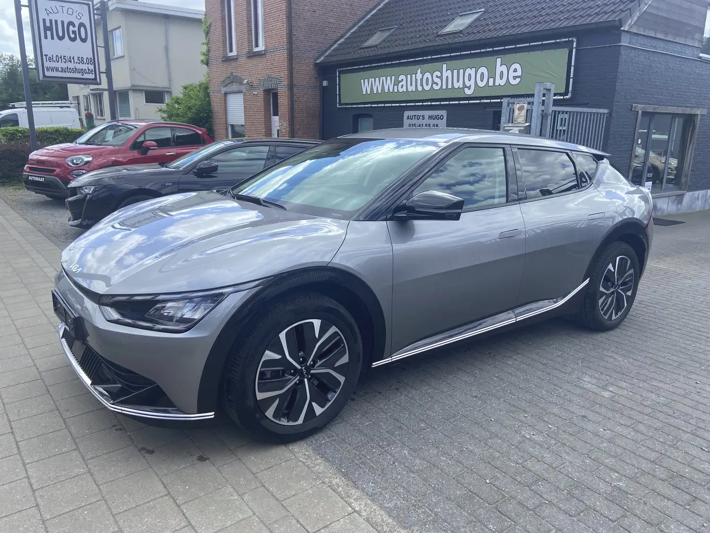 Kia EV6 NAVI CRUISE ALU LEDER ZETELVERW.+KOELING 33000km Gris - 1
