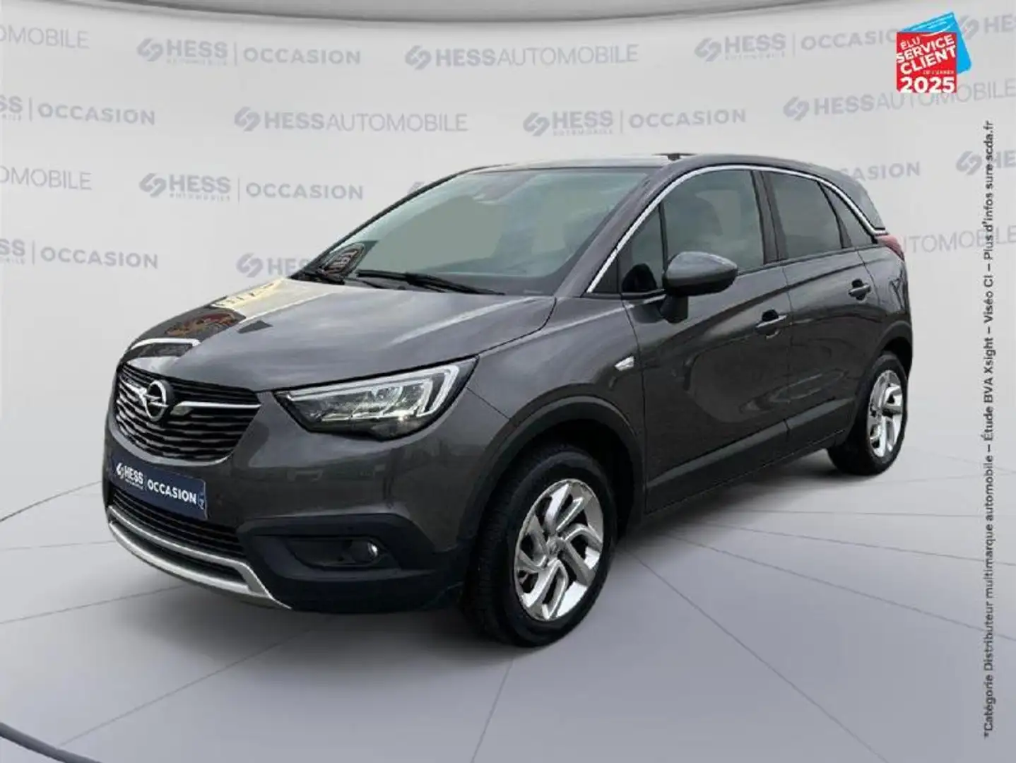 Opel Crossland X 1.2 Turbo 130ch Elegance BVA Euro 6d-T GPS Camera Gris - 1